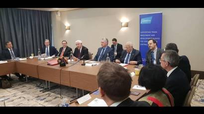 Díaz-Canel se reunió en Londres con integrantes de la Iniciativa Cuba.