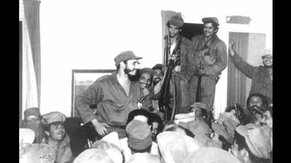 Fidel en la liberación de Palma Soriano