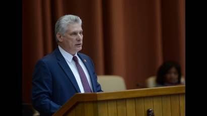 Miguel Diaz-Canel, presidente de los Consejos de Estado y Ministros