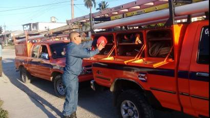 Linieros de Ciego de Ávila camino a La Habana