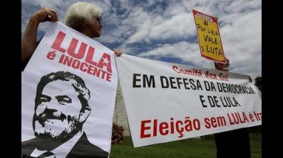 Movilizaciones a favor de Lula