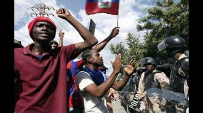 Manifestaciones en Haití.