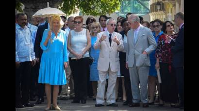 El príncipe de Gales y la Duquesa de Cornualles