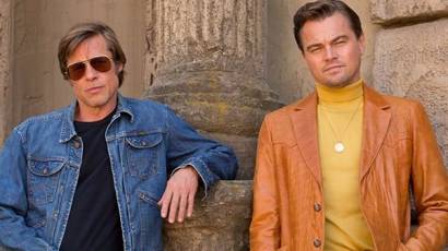 Brad Pitt y Leo DiCaprio en Once upon a time in Hollywood