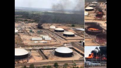 Reportan explosión e incendios en instalaciones de PDVSA