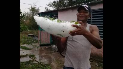 Granizada en Santa Clara