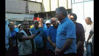 Visita gubernamental a la provincia Matanzas