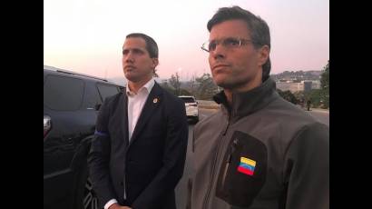 Juan Guaidó y Leopoldo López