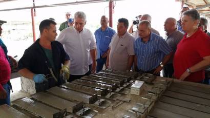 Recorrido de Díaz-Canel por Pinar del Río