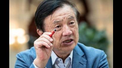 Ren Zhengfei, presidente de la empresa china