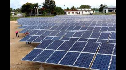 En Cuba otro parque solar fotovoltaico