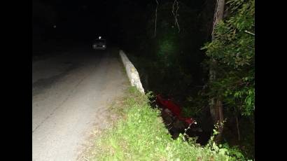Accidente de tránsito en Pinar del Río