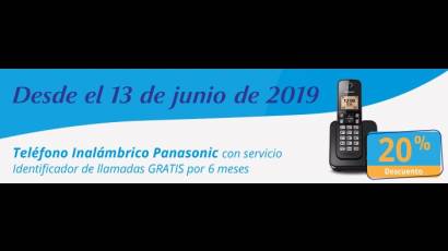 Nueva oferta de teléfono inalámbrico por Etecsa