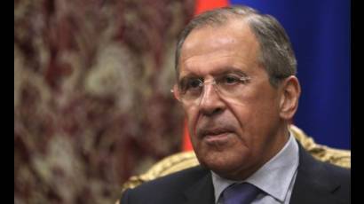 El ministro ruso de Asuntos Exteriores, Serguei Lavrov