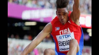 Saltador de longitud Juan Manuel Echevarría