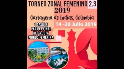 El Campeonato Zonal Femenino 2019 se realiza Cartagena, Colombia