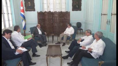 Recibe canciller de Cuba a director general de la FAO