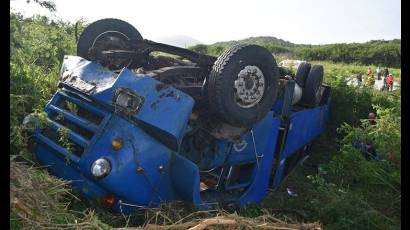 Accidente en Villa Clara