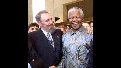 Fidel y Mandela