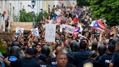 Protestas en Puerto Rico