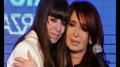 Cristina Fernández y su hija Florencia Kirchner
