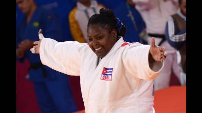 La judoca cubana Idalys Ortiz