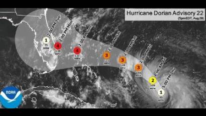 Dorian ya es un Huracán Categoría 2
