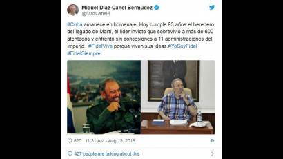 Tuit de Díaz-Canel