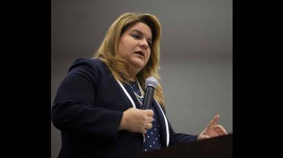 La comisionada residente Jenniffer González