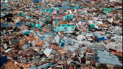 Impacto del huracán Dorian en Bahamas