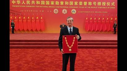 El embajador cubano en China, Miguel Ángel Ramírez.