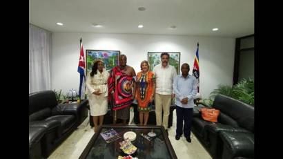 Mswati III, monarch of Eswatini, will tour the historic center of Old Havana