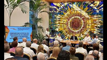 Comparecencia de Miguel Díaz-Canel Bermúdez en la Mesa Redonda