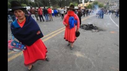 Estado de excepción en territorios ancestrales de Ecuador