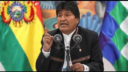 Presidente de Bolivia, Evo Morales.