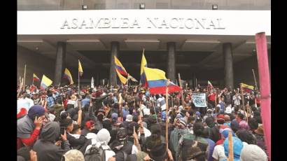 Protestas en Ecuador