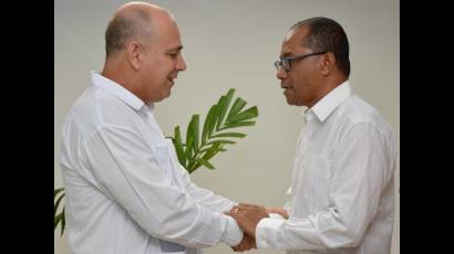 El ministro de Negocios Extranjeros y Cooperación de la República Democrática de Timor Leste, Dionisio Babo Soares realiza una visita oficial a nuestro país