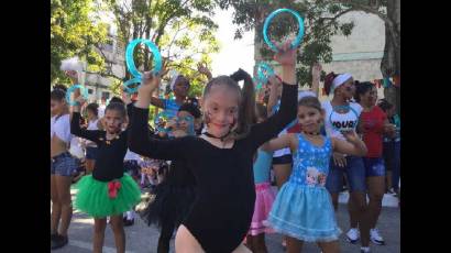 Sancti Spíritus fue escenario de una gran fiesta de pueblo convocados por el deporte. Foto Tomada  de Escambray.