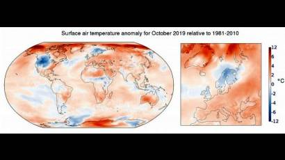 Un mes de octubre demasiado cálido preocupa a meteorólogos internacionales
