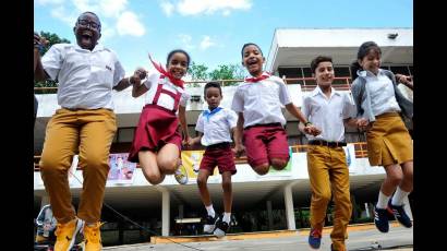 Niños en Cuba