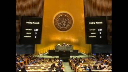 La nueva victoria en la ONU contra el bloqueo