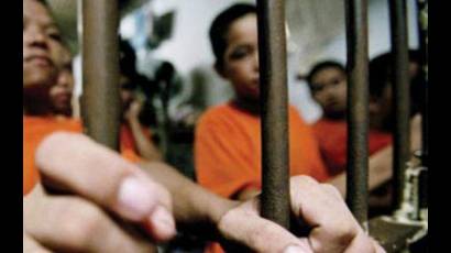 Menores en prisión en EE. UU.