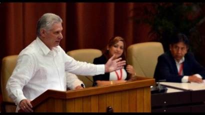 Presidente cubano, Miguel Díaz-Canel Bermúdez