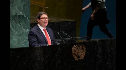 Intervención del Ministro de Relaciones Exteriores de Cuba, Bruno Rodríguez Parrilla