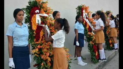 Homenaje a los caídos el 30 de noviembre