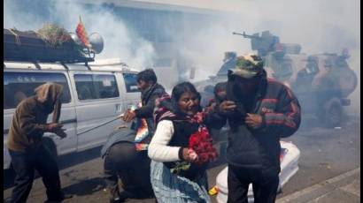 Represiones en Bolivia