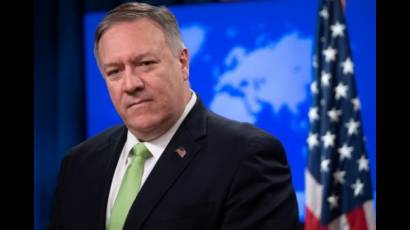 Secretario de Estado de EE. UU., Mike Pompeo