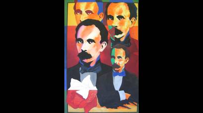 Martí, Raúl Martínez, 1971, Tinta sobre cartulina, 72 x 50 cm