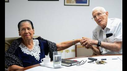 Asela de los Santos Tamayo junto a su esposo José Ramón Fernández Álvarez