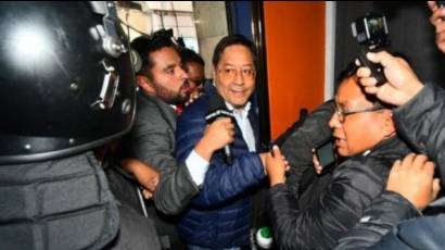 Candidato a la Presidencia de Bolivia, Luis Arce
